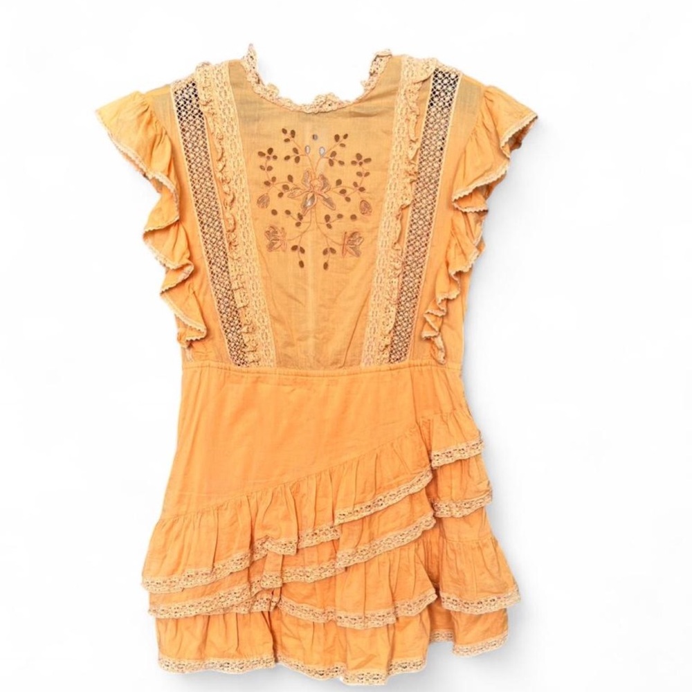 Aritzia Sunday Best Orange Harriet Dress